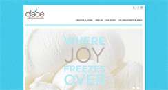 Desktop Screenshot of glaceicecream.com